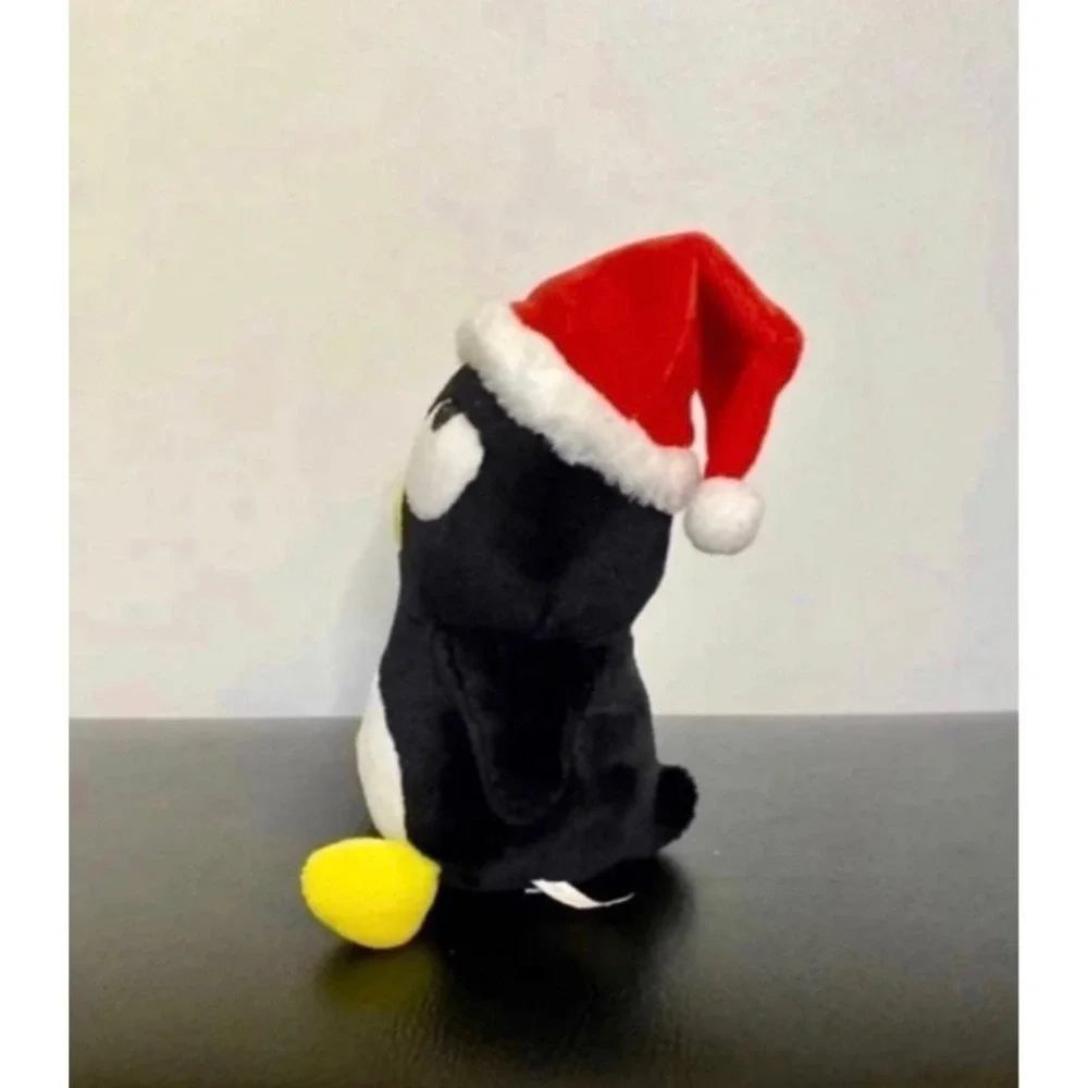 Retro 2000 Sanrio Badtz-Maru Penguin Christmas Plush Stuffed Animal‎